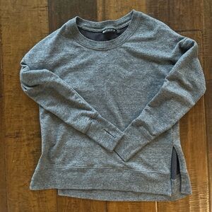 Athleta Charcoal Crew Neck Pullover